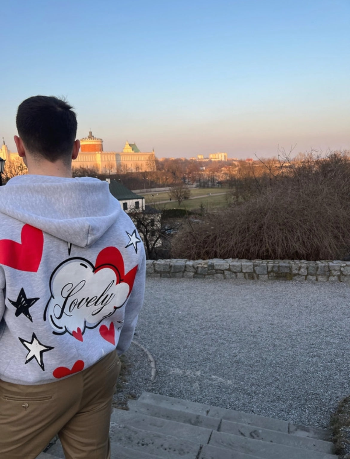 Grey hoodie, Love is in the air