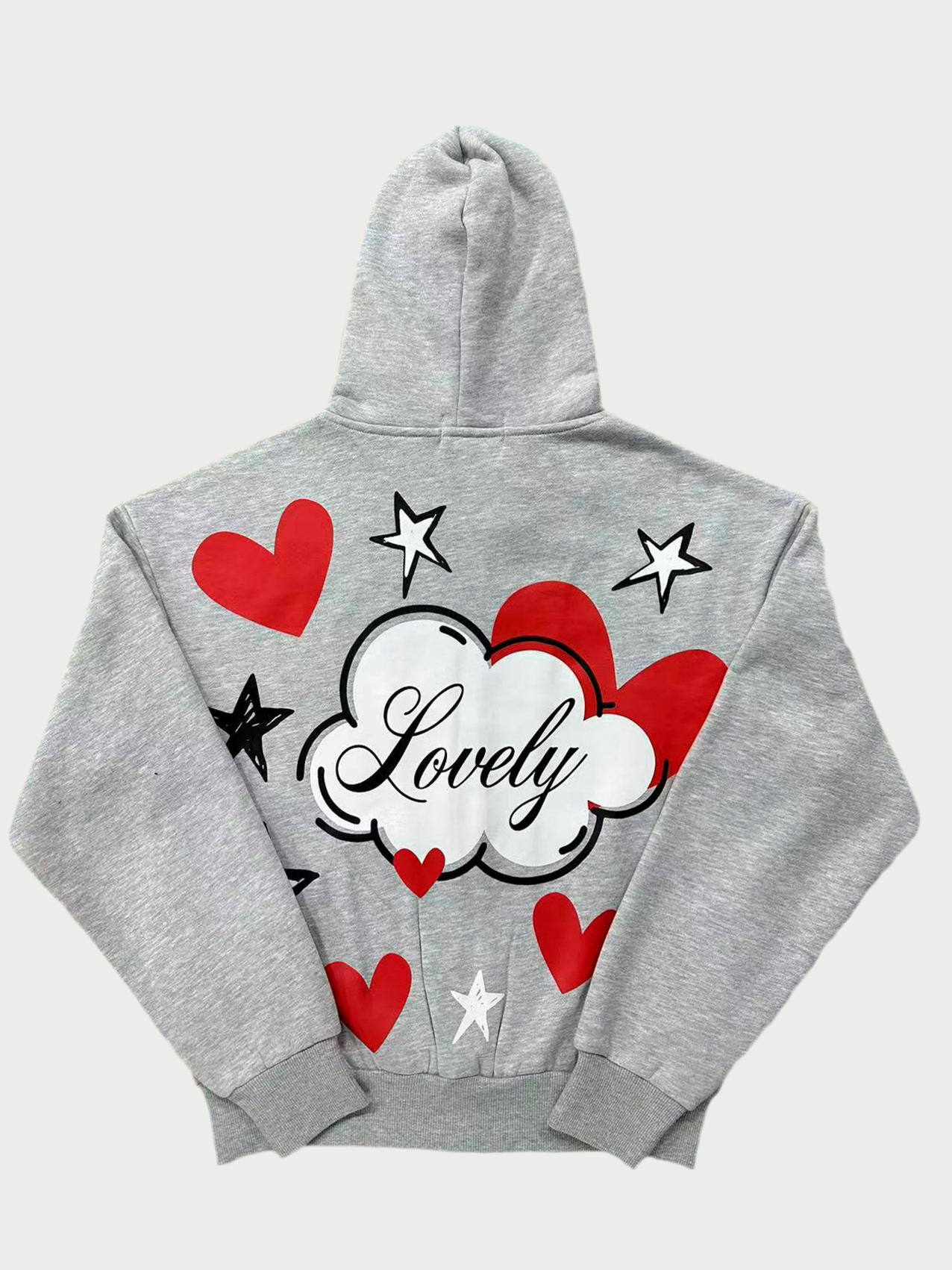 Grey hoodie, Love is in the air